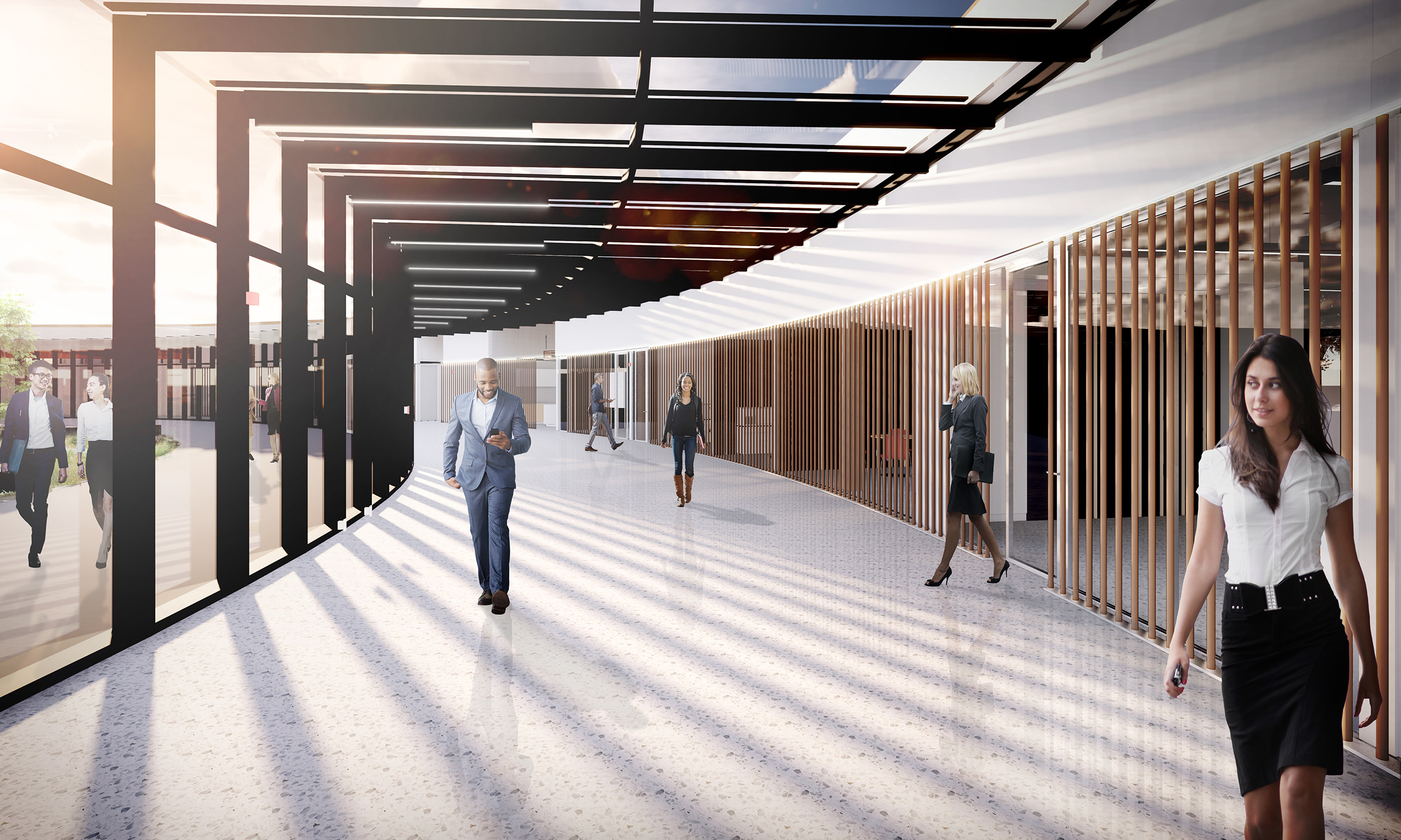 Lemay 事务所打造环保公交中心，融入社区绿色空间-23