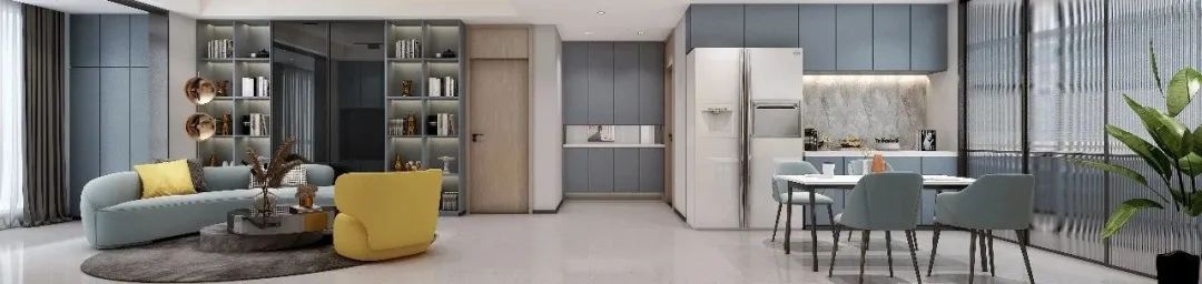 图书馆之约 | 现代风格的外语学院家属区住宅设计-21