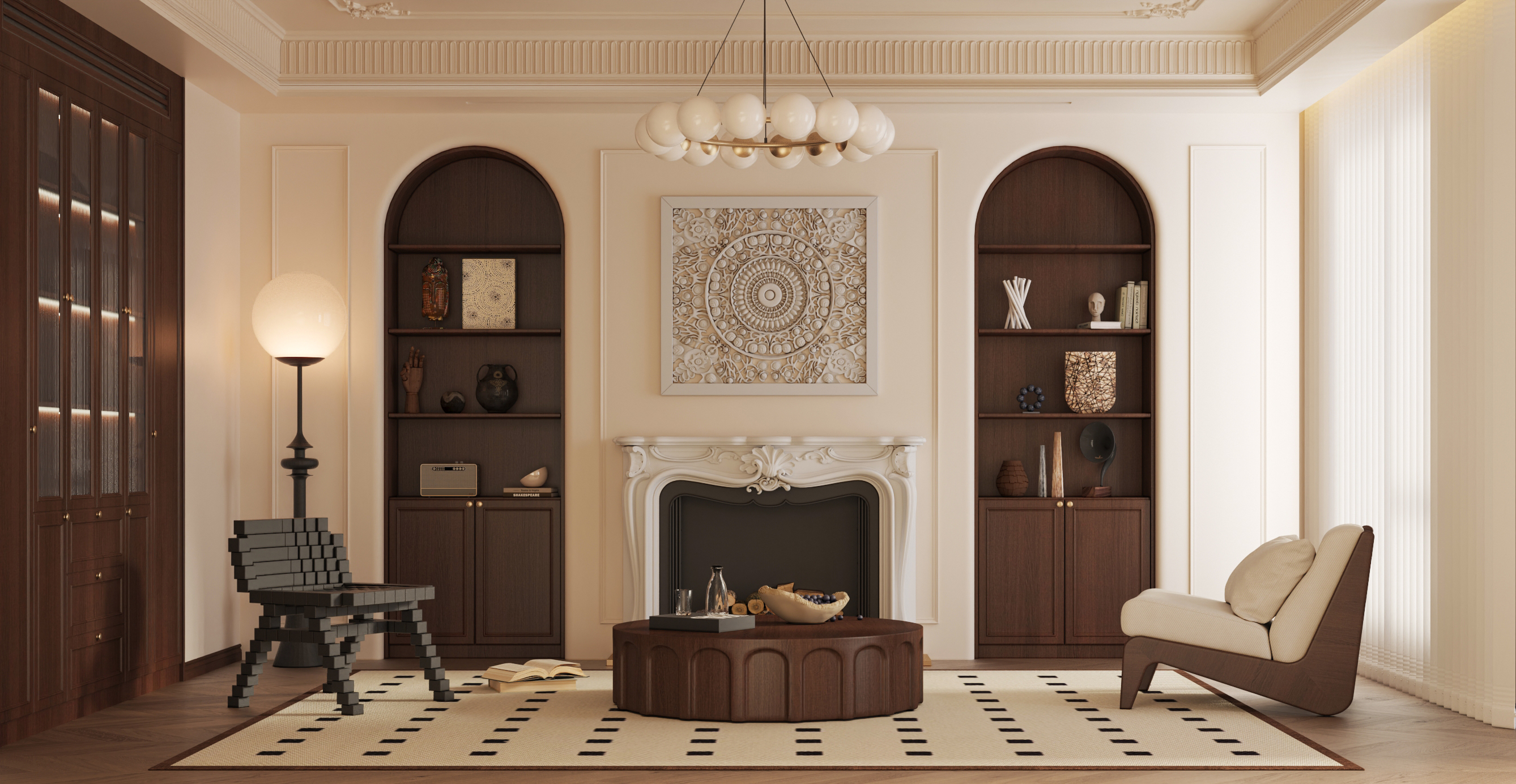 武汉-城投-瀚城璞岸 法式中古风别墅设计-0