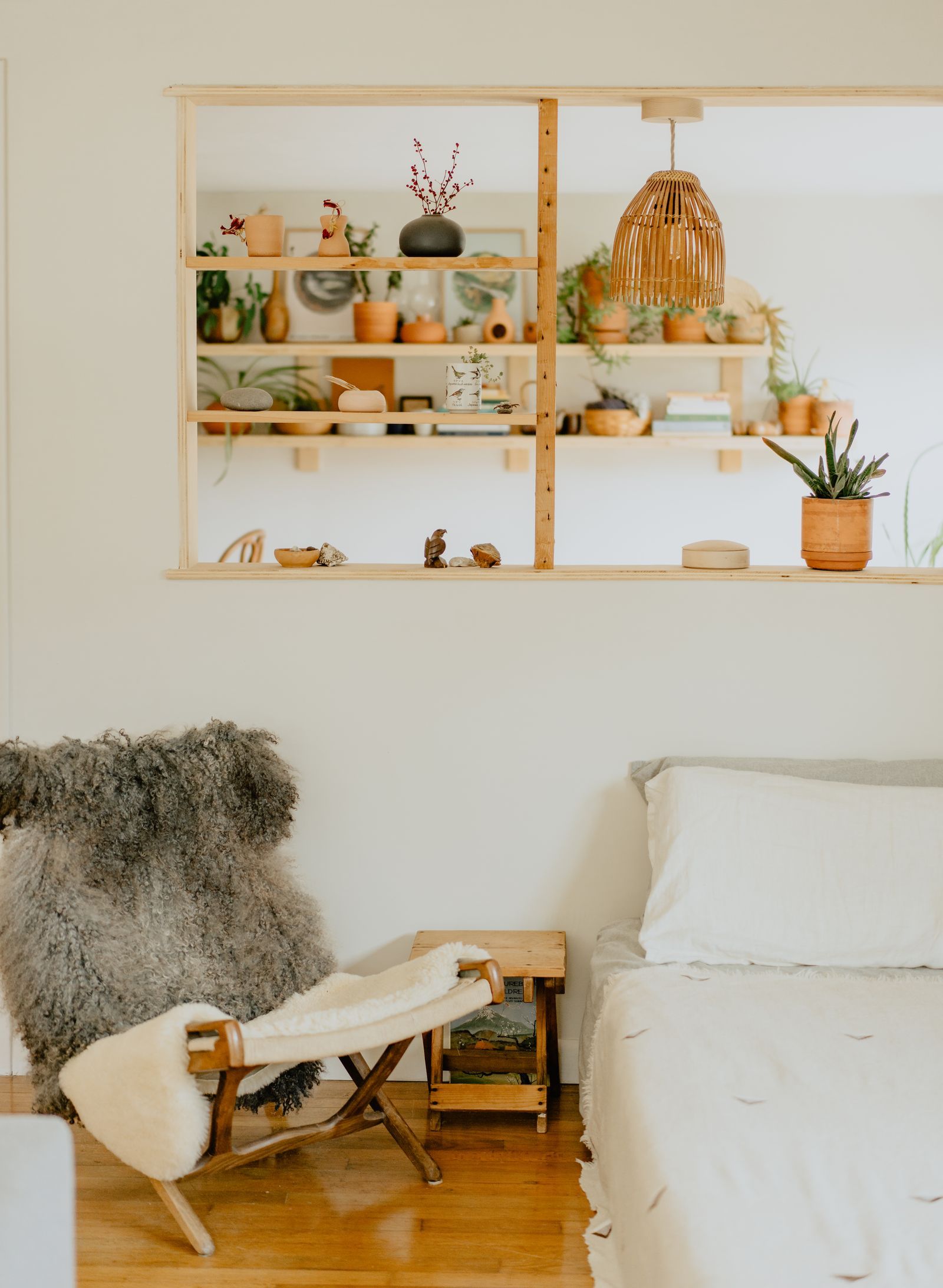 美国罗德岛森林木屋及家庭工作室改造-15