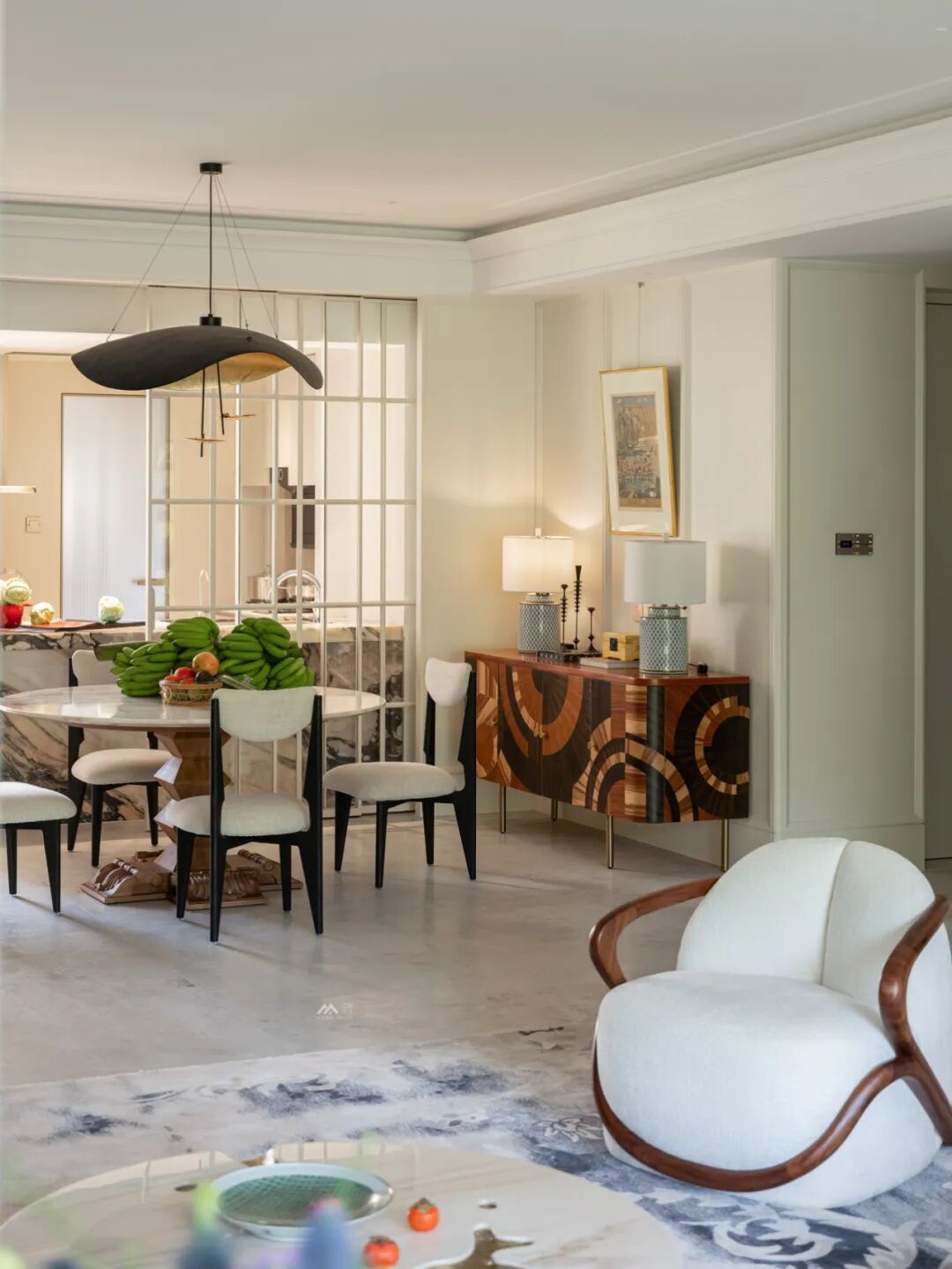 深圳240㎡大平层实景·住进绿意与松弛的家丨HOMBLE红柏设计-23