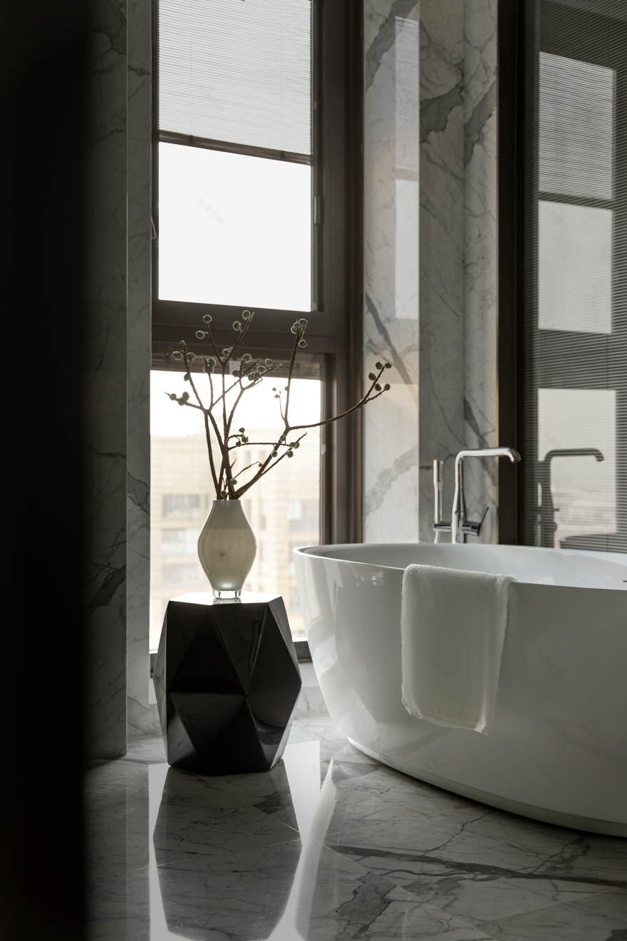 湖景大平层丨中国绍兴丨钱瀚设计团队,常青陈设-57