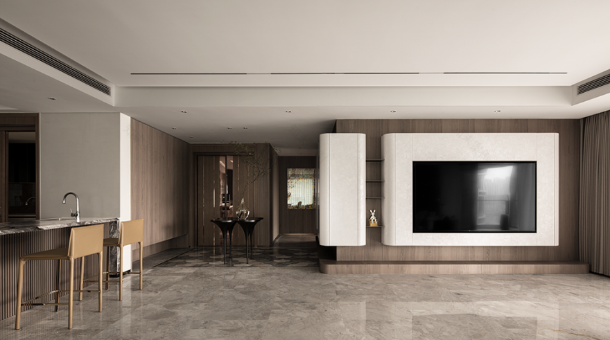 300㎡简约私宅设计丨中国重庆丨七屿设计-10