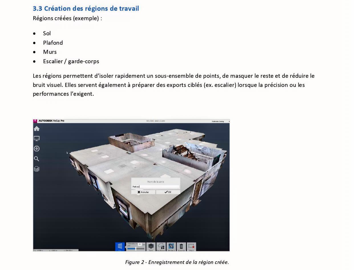 Nuage de points & Convention BIM-3