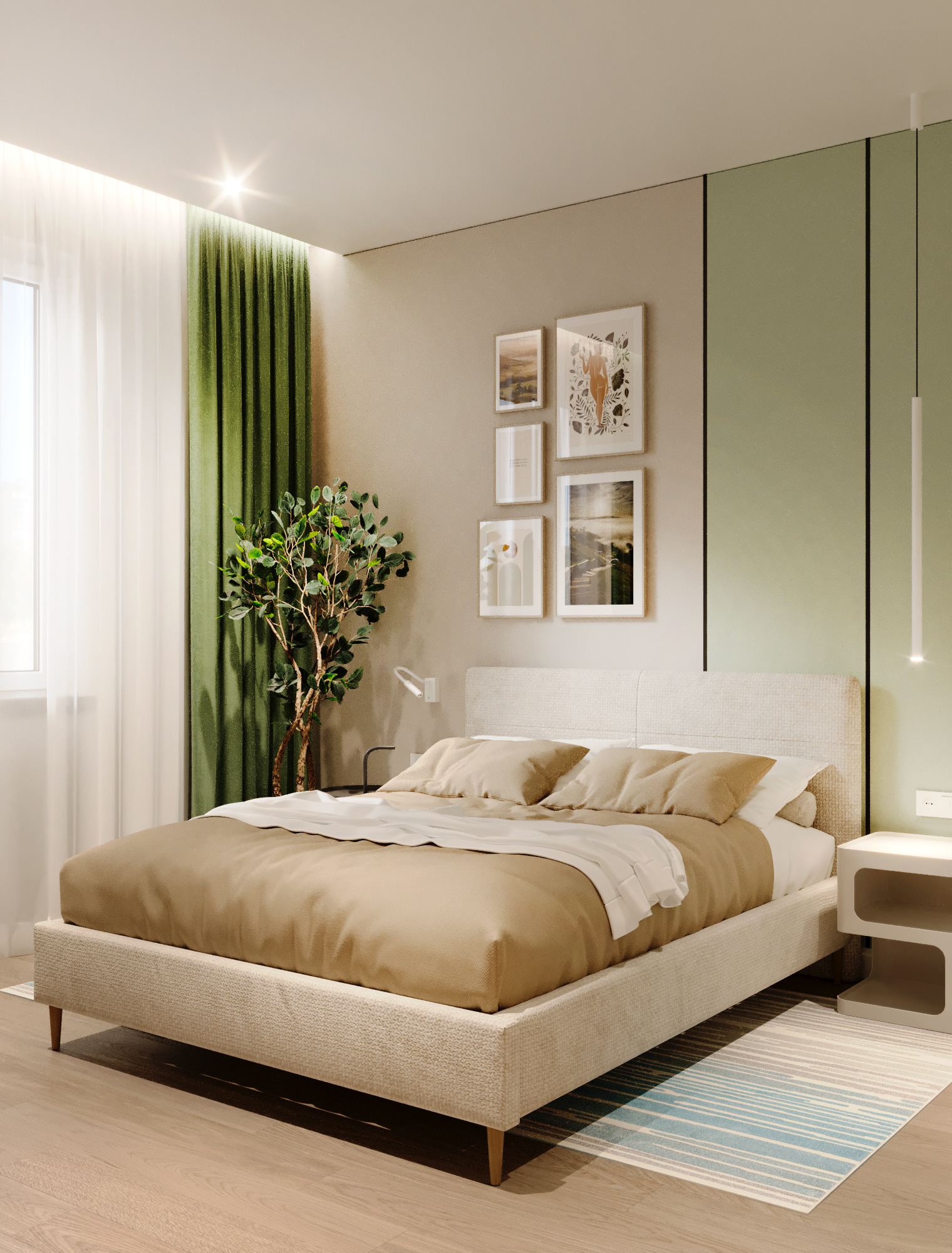 37㎡出租公寓设计丨俄罗斯莫斯科丨Kate Sirotkina-9