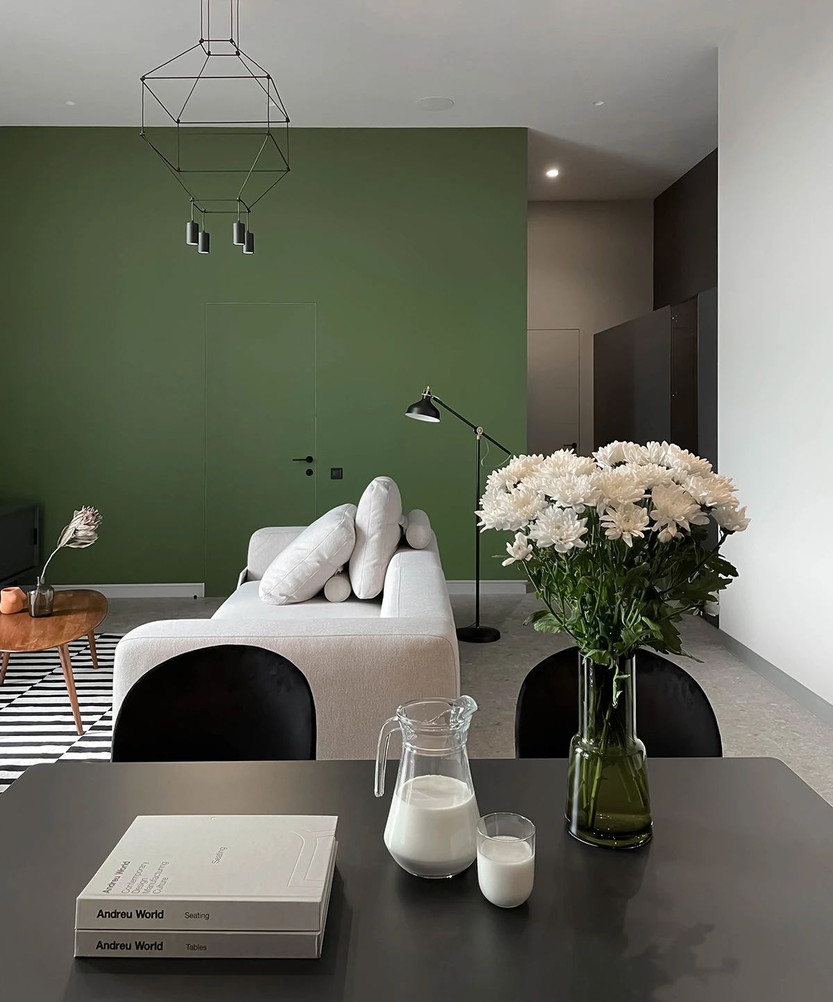 红绿撞色两室一厅丨Oleksandra Teslia-0