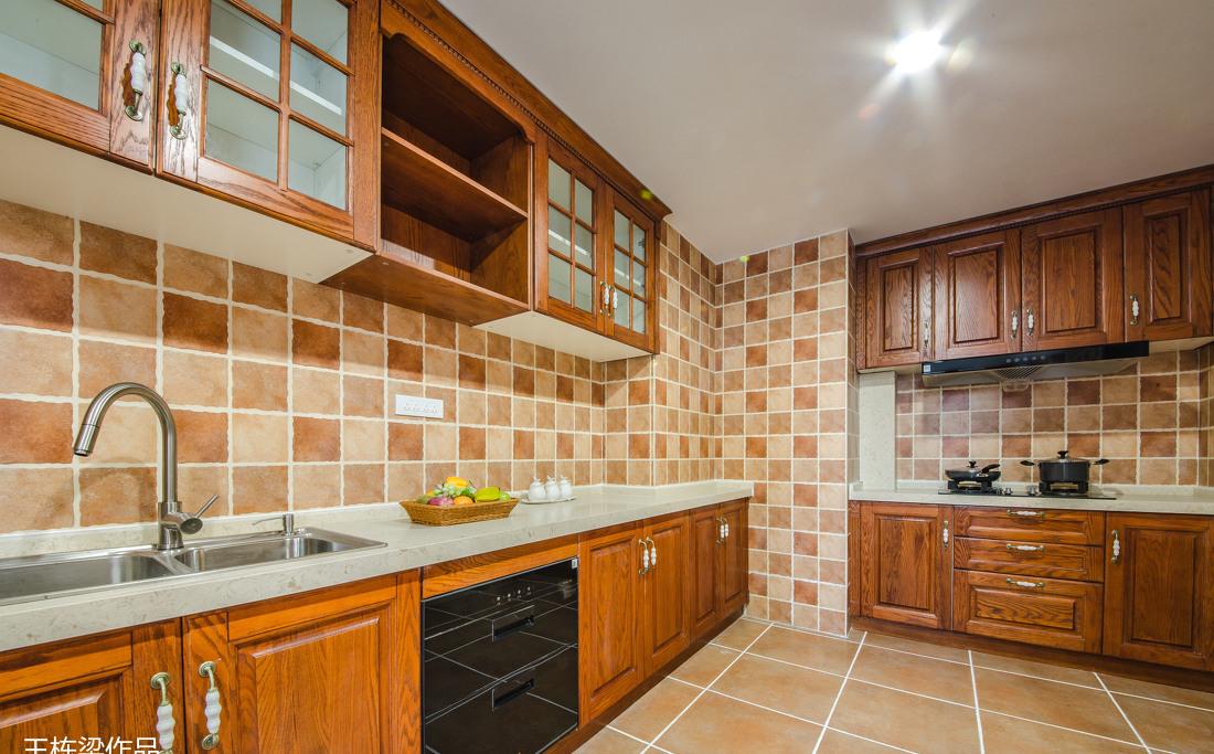 巨华紫光园美式风格样板间-12