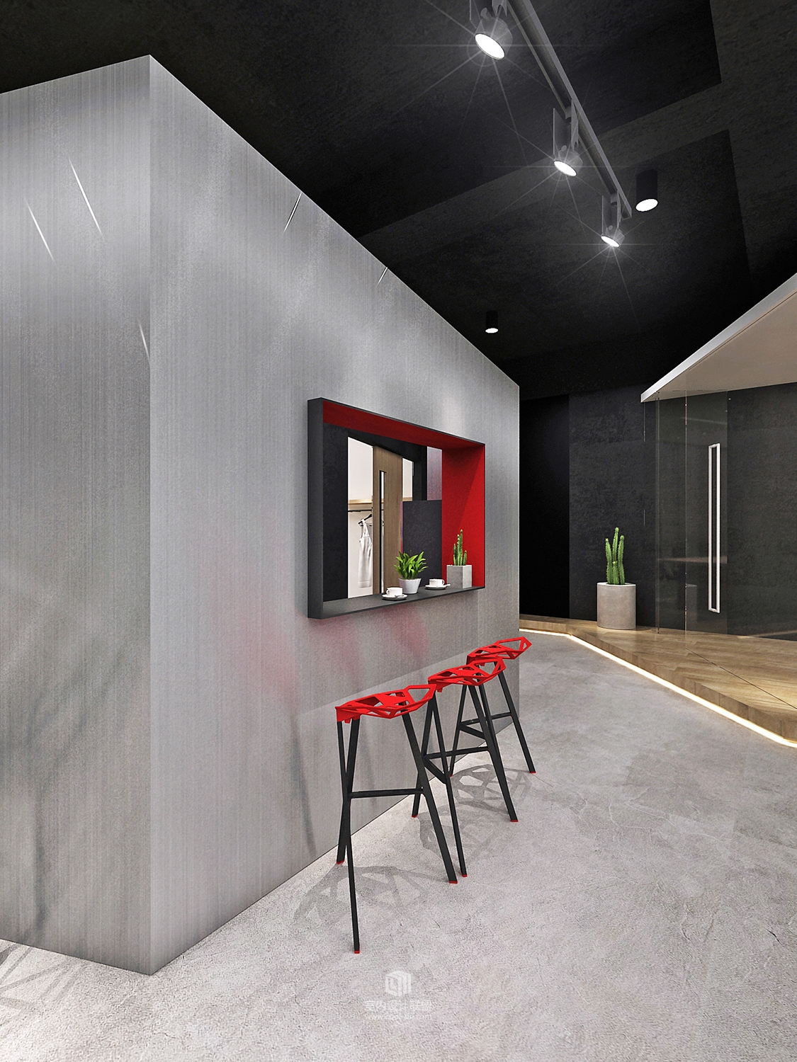 【原创】杜贝设计作品--CHENDINGDING STUDIO 办公空间/ 一场“性冷淡"游戏-11