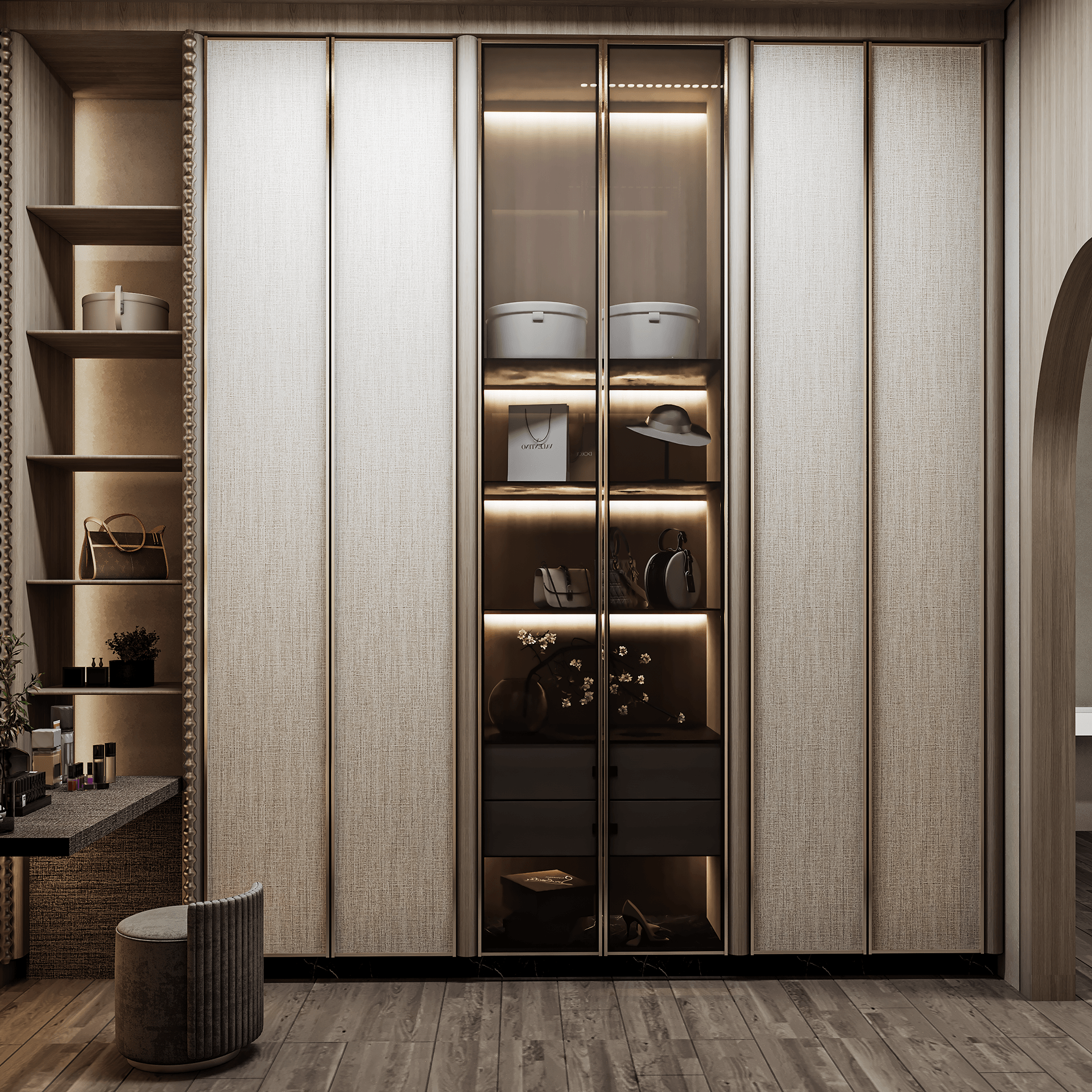 Master Bedroom 1 Dressing | Villa Libya-8