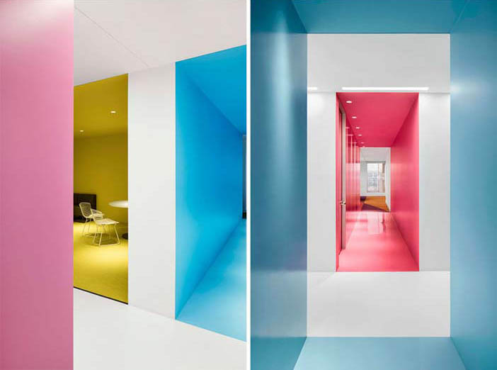 某娱乐公司色彩丰富的办公室设计丨加拿大蒙特利尔丨建筑公司ACDF-8