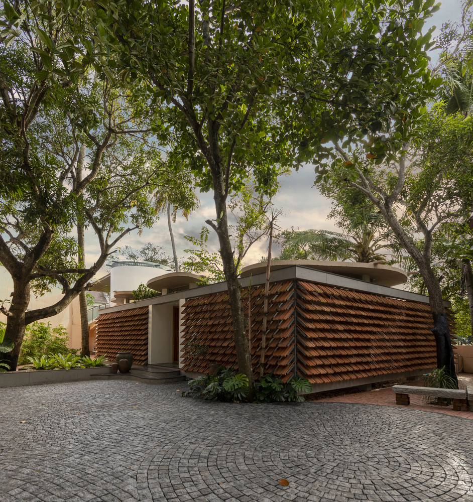 印度科拉姆湖畔的“差异化”可持续住宅设计-35