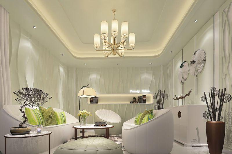 现代简约风美容院，曲线与禅意的完美结合-8