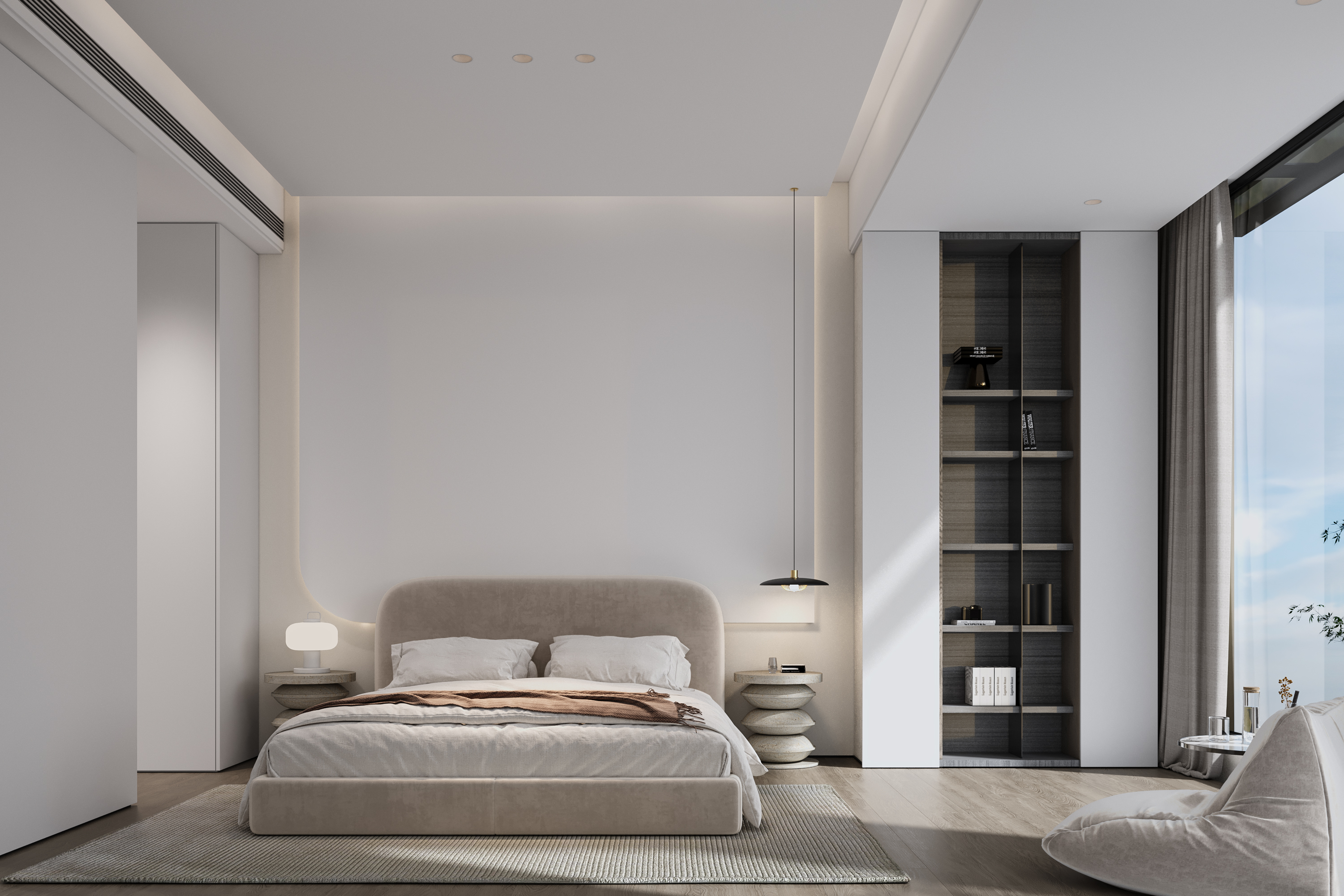 卧室套间极简温暖-5