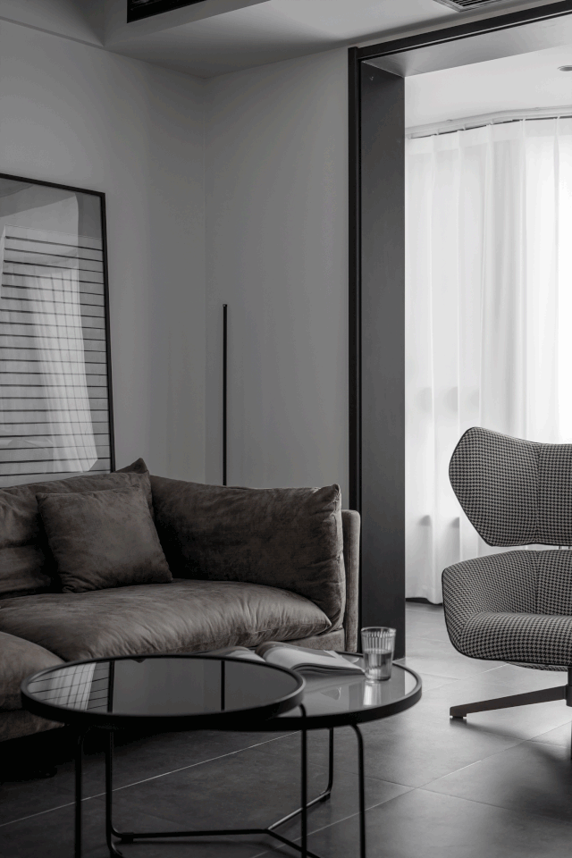 高级黑+留白,去繁就简的秩序空间 | 宏福樘设计-0