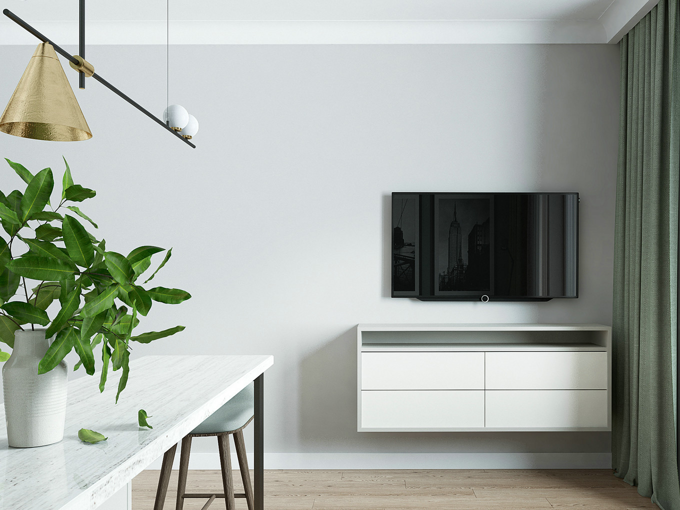 绿色北欧风，文艺小清新的简约生活-1