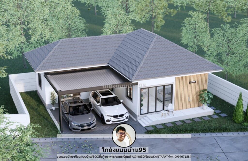 แบบบ้าน P  2245（泰式风格房屋设计案例）丨泰国素叻丨โกดังแบบบ้าน（KODANG BAAB BAAN）网站-30