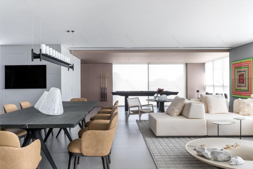 巴西 Apartamento 403 | 社交空间与绿色设计的完美结合-1