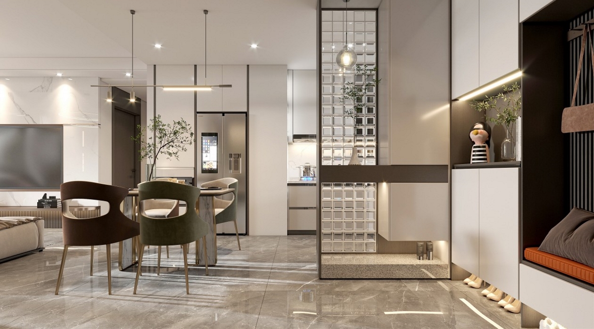 现代轻奢风格客餐厅-0