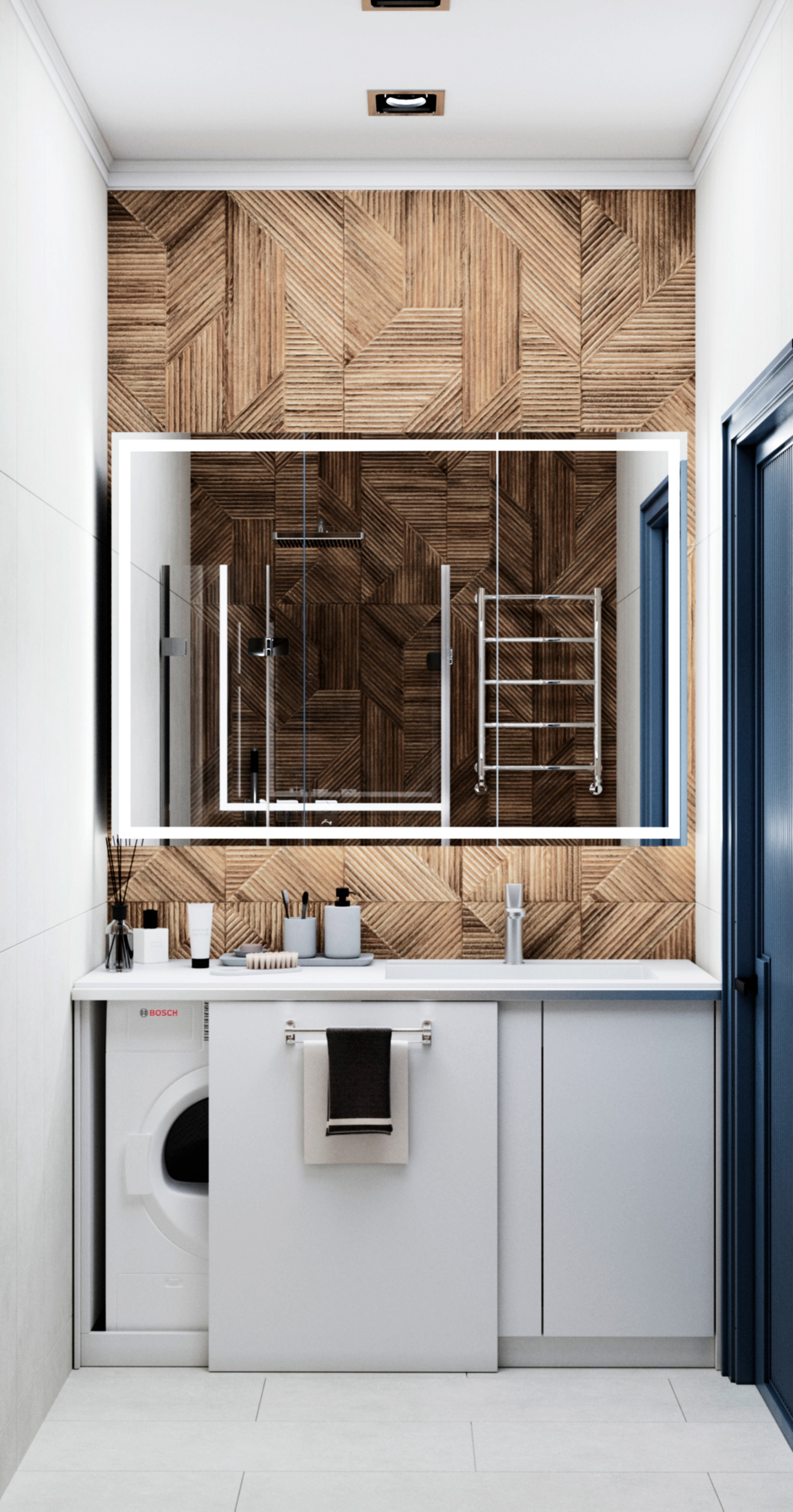 Дизайн-проект малогабаритной квартиры для студента-43