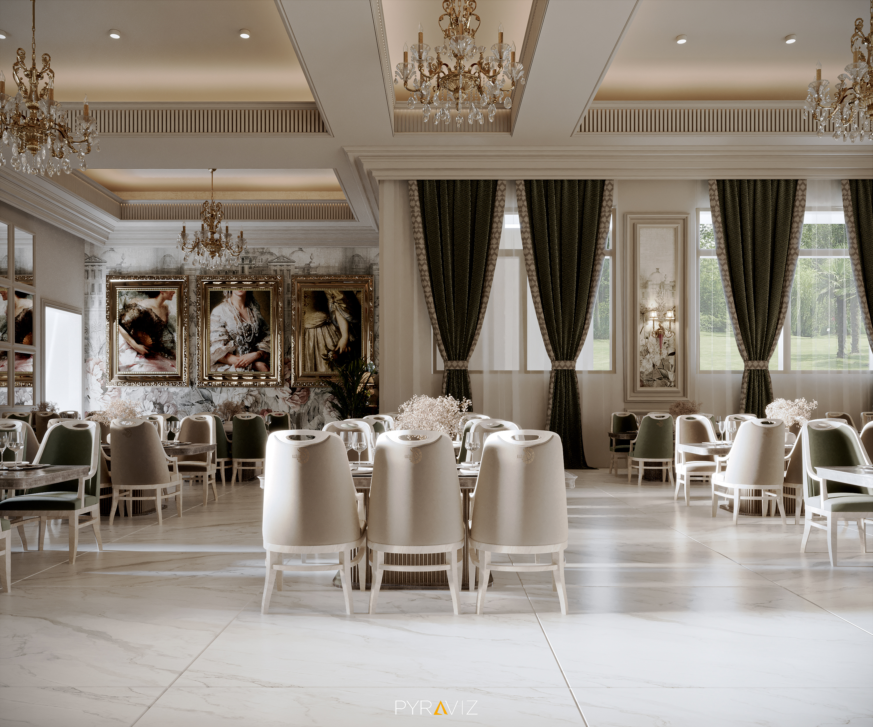 塞西亚内餐厅内部丨PYRAVIZ-4