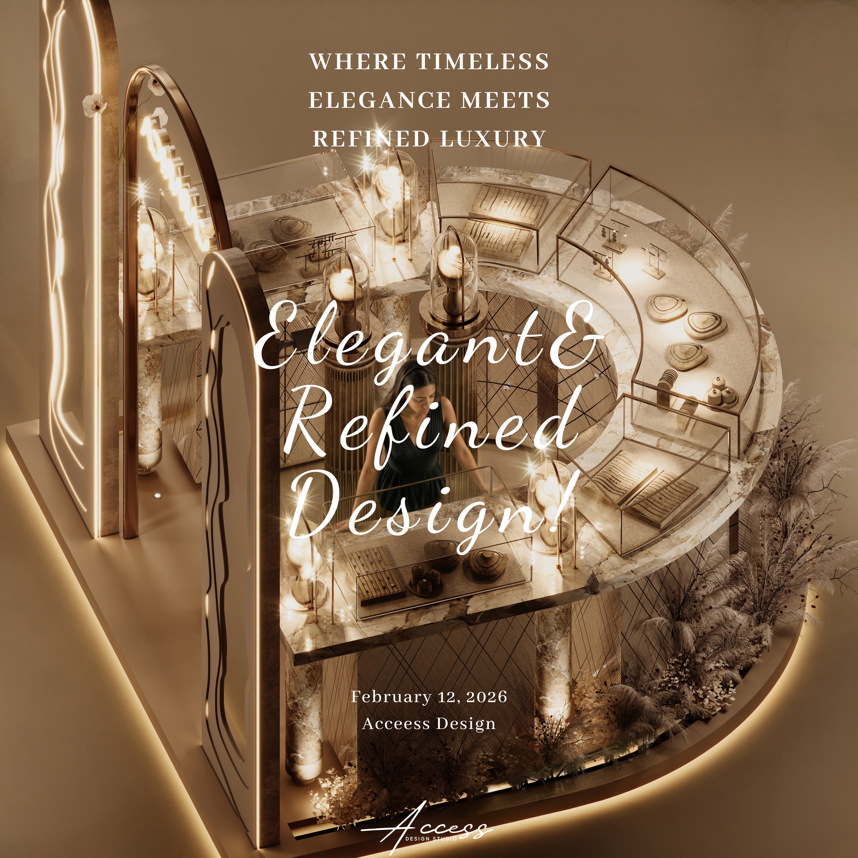 Jewelry Booth Design kwt " CAPARICA "-0