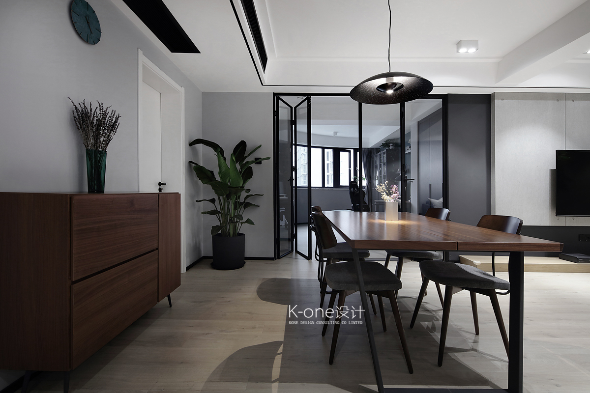 光影之间,现代简约的 141 平米三居室设计-9