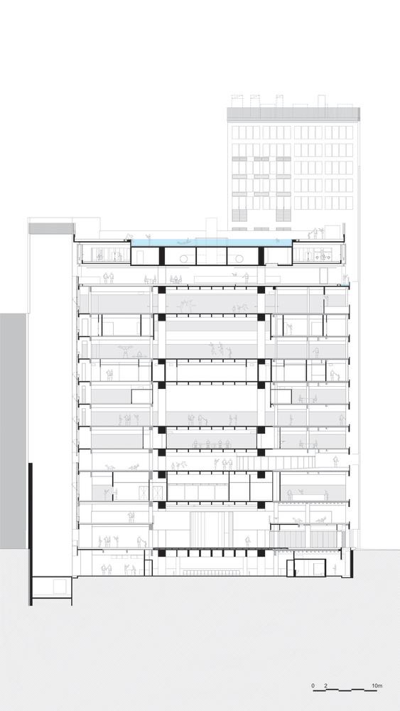 巴西圣保罗 SESC 24 de Maio 综合设施-19