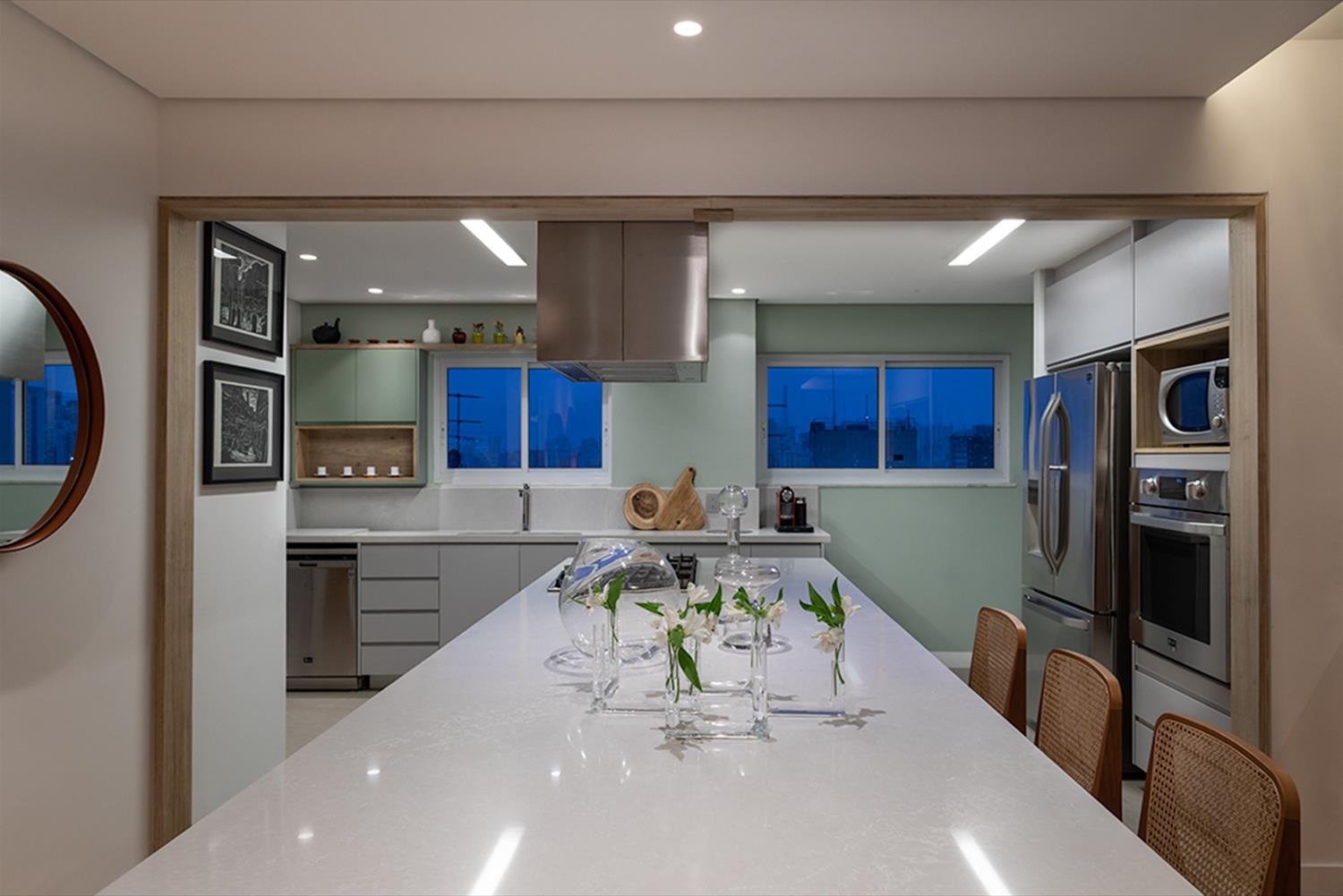 巴西 Apartamento Consolação | 木质美感与设计巧思的完美结合-17