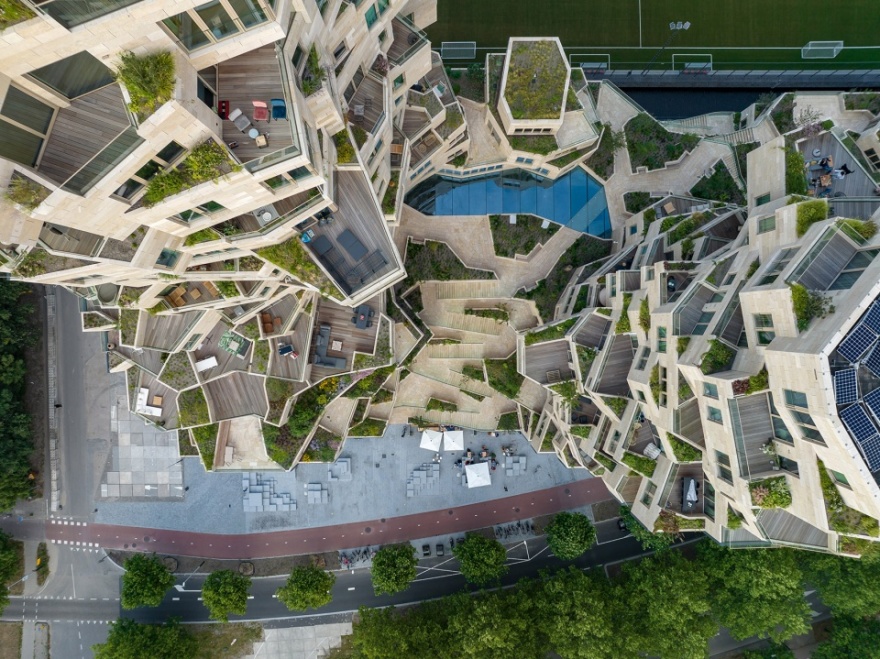 阿姆斯特丹"山谷"综合体 | 绿色与人性并重的建筑奇迹-74