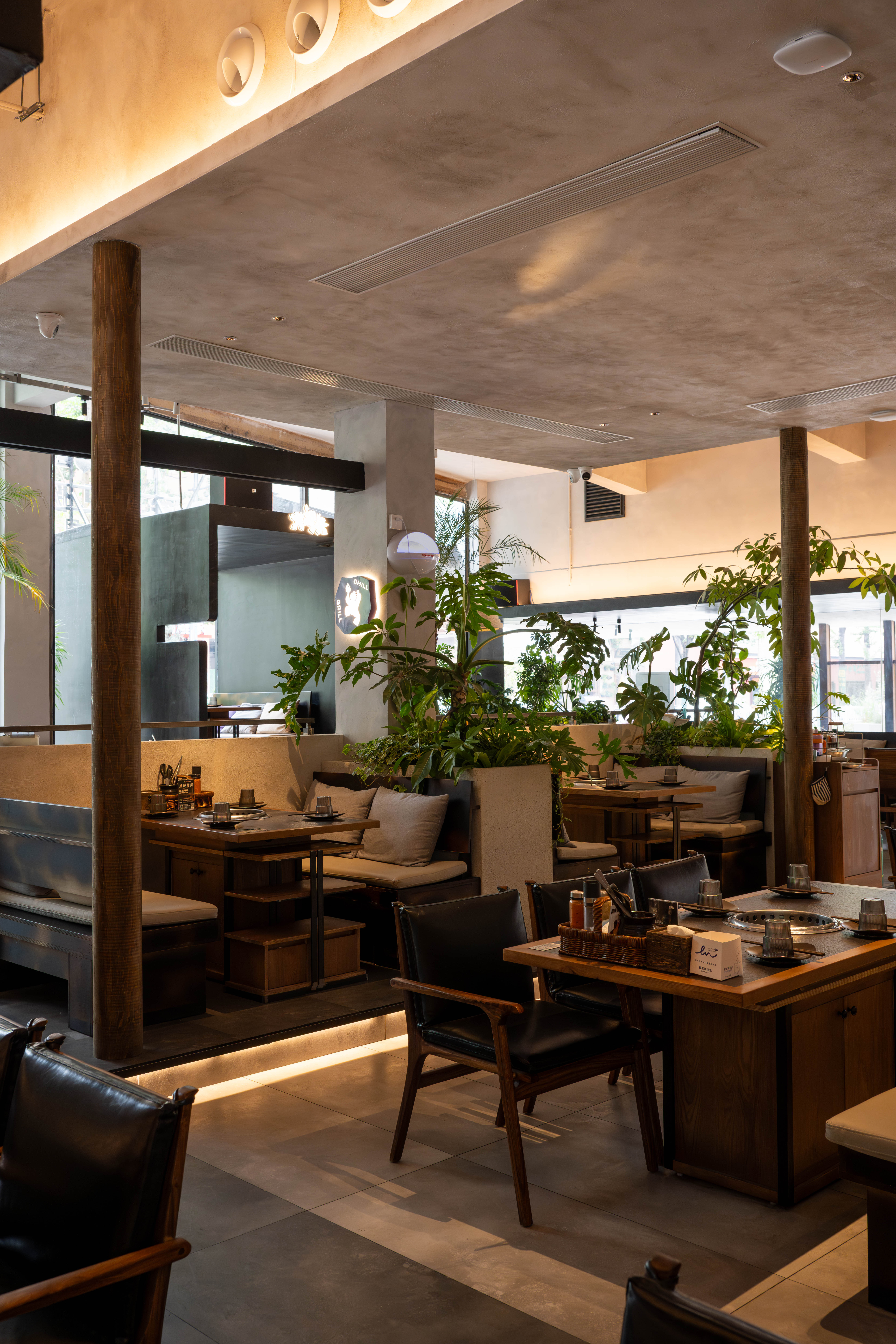 冷遇见暖融合烤肉丨中国郑州丨山野设计-23