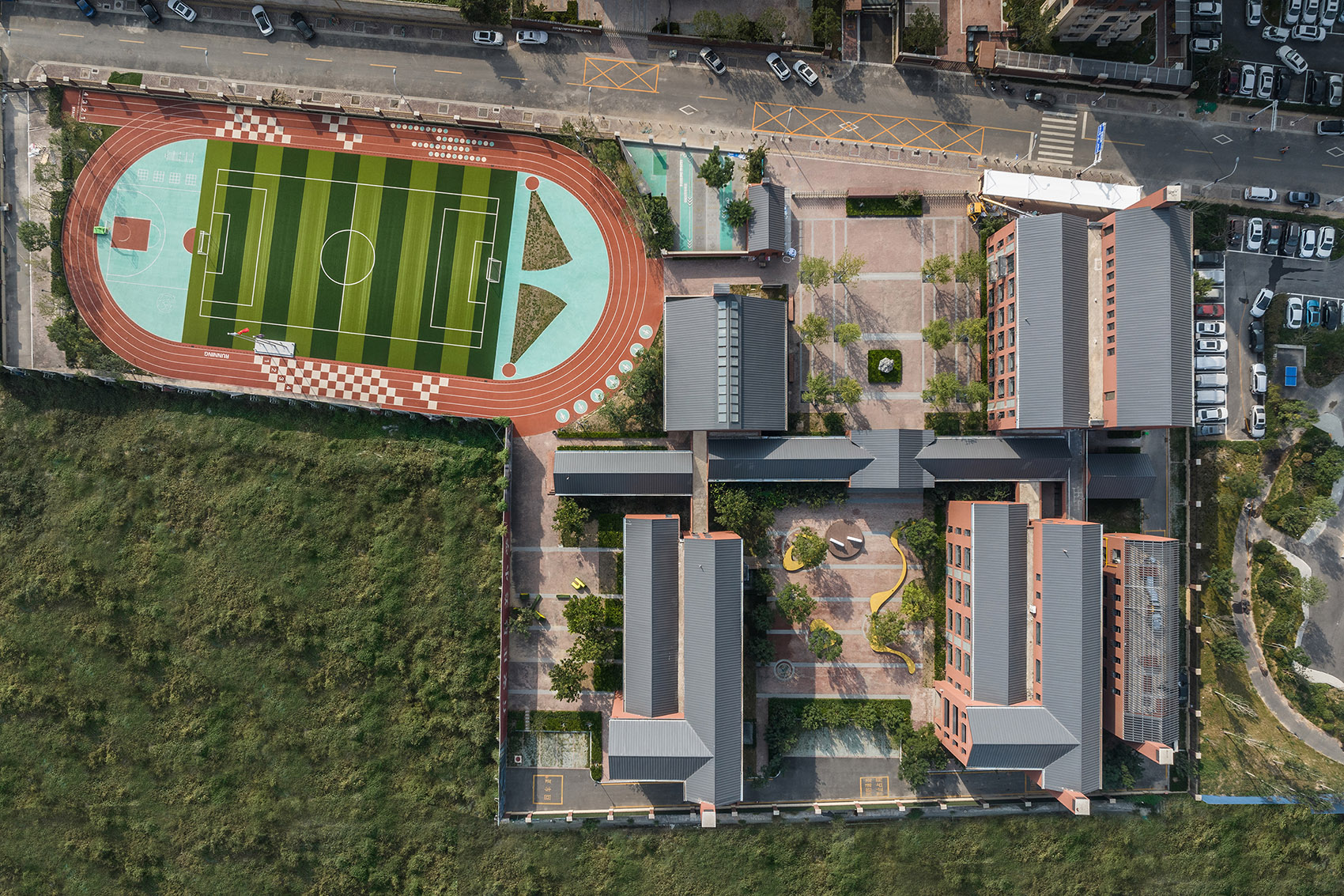 万科石家庄翡翠书院(荷园路)小学丨中国河北丨清华大学建筑设计研究院有限公司-5