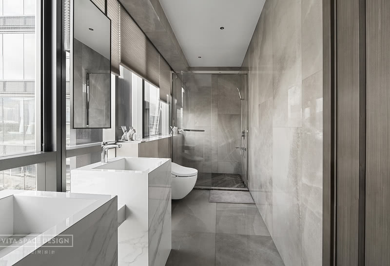 《至简至素，自然和谐共生》新天鹅堡二期270㎡，新中式风格-16