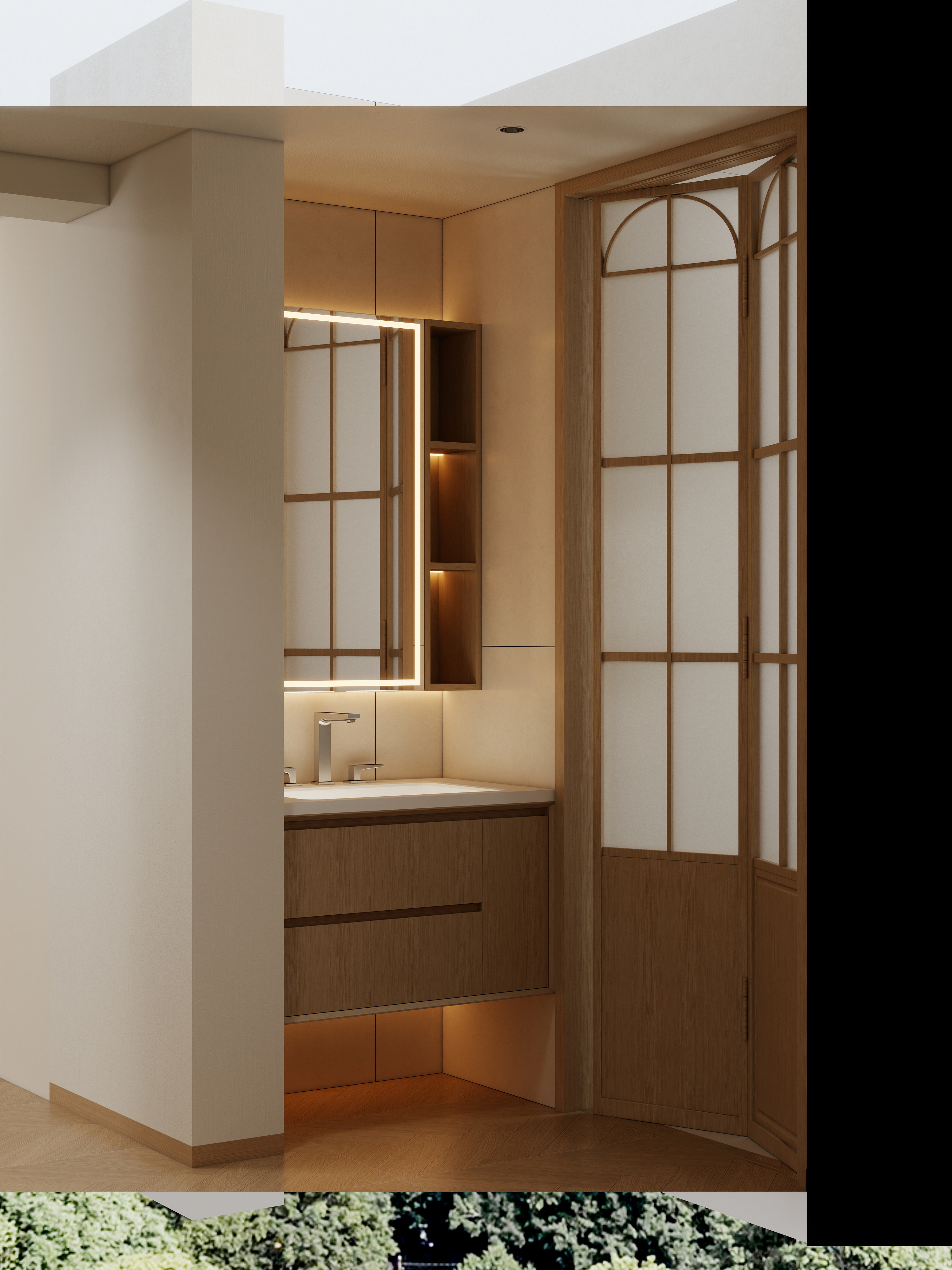 《白云·木屿》87㎡原木风实装案例丨中国广州丨广州市至雅设计装饰工程有限公司-40