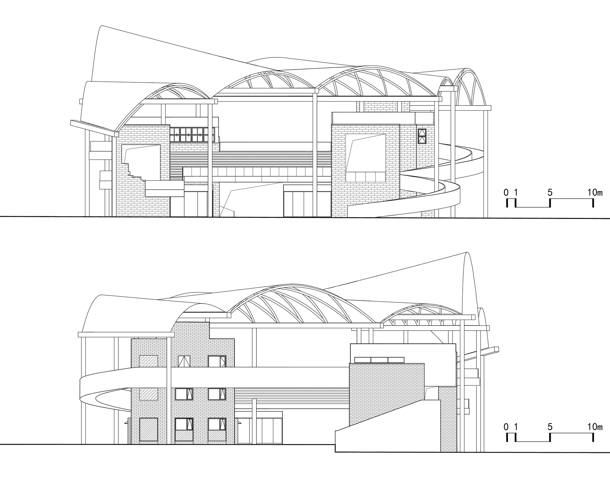 Yueyang Hualinggang Pier Tourist Center / WANG HUI | URBANUS-52