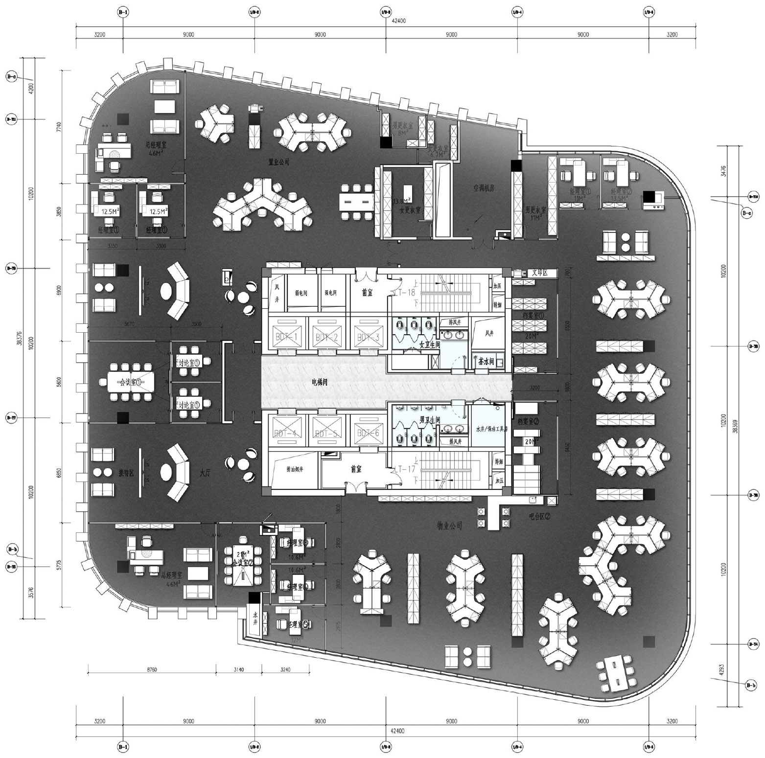 银川建发集团大阅城办公楼总部 / 尚辰设计-61