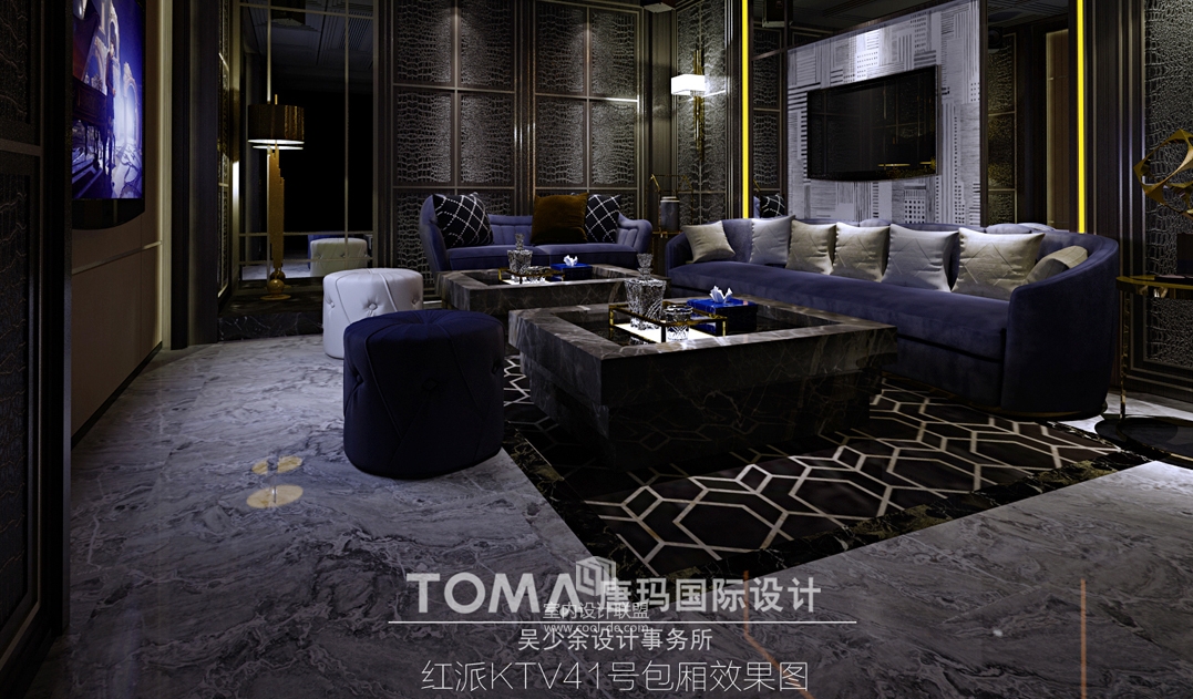 福州五里亭红派纯k·KTV设计-13