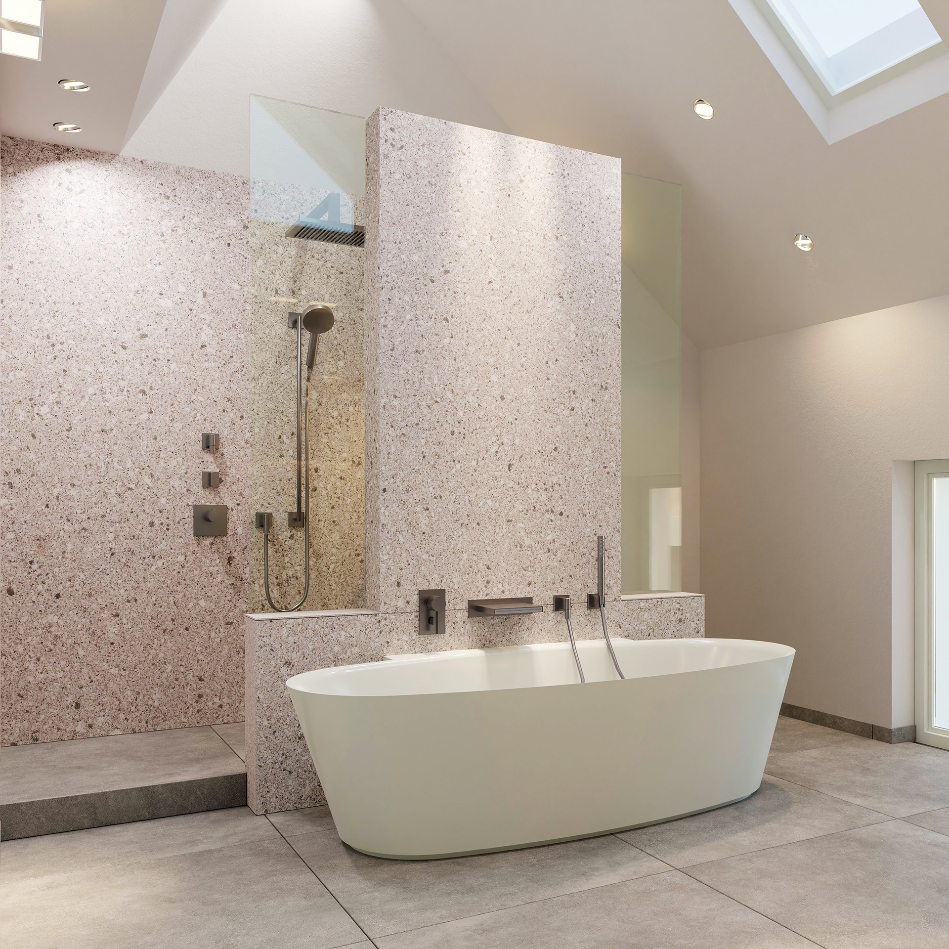 Masterbad & WC 室内设计丨Marc Mates‐Innenarchitektur-5