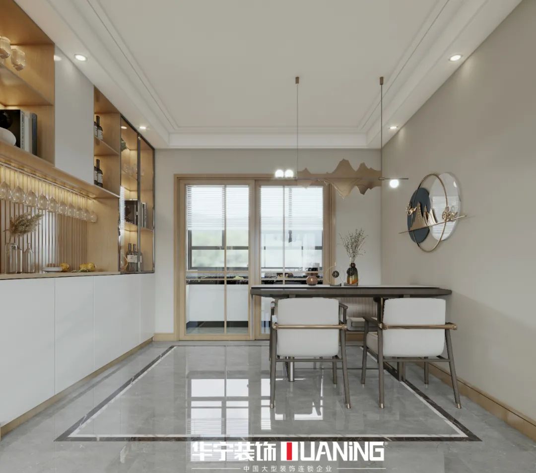 华宁装饰打造日式禅意空间——怡佳花园 130㎡新中风格-68