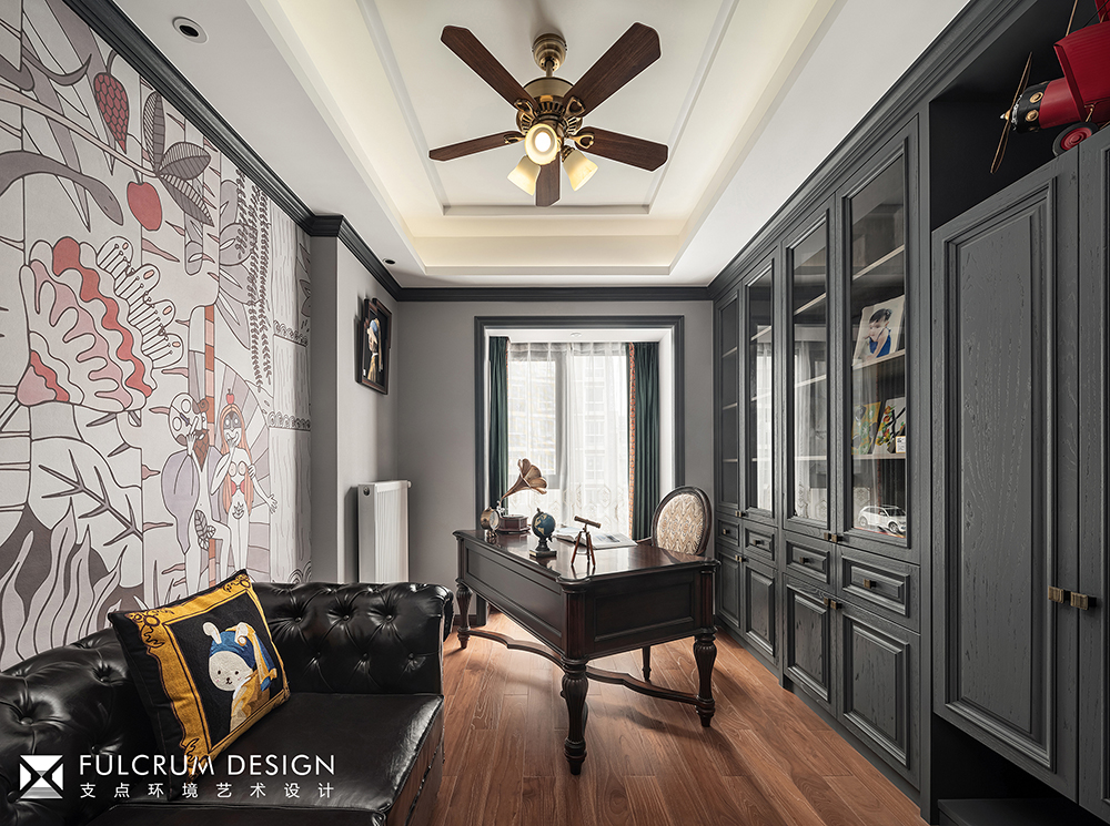 沉醉下的斑斓 · 美式风格三口之家的精彩设计丨支点设计-26