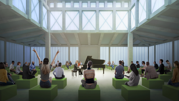 “六边形”展馆改造项目丨俄罗斯丨学生团队（Влад Дудырев等）,SANAA-48