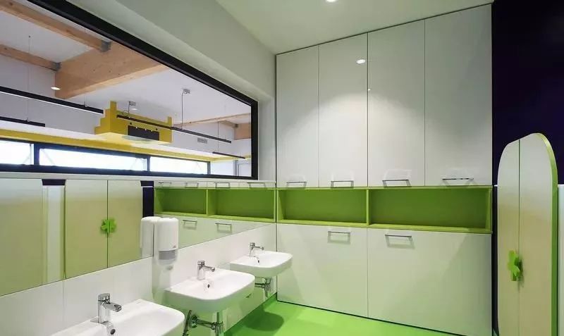 建筑 | 酷！幼儿园H形布局，设计两个庭院-29