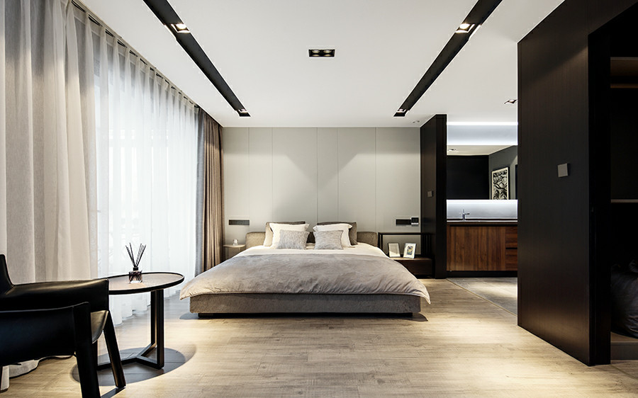 现代 240 平庭院别墅丨中国-21