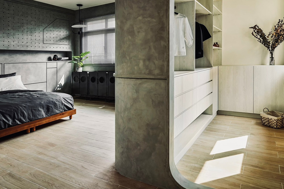 家装设计案例鉴赏——摩登复古感，玩味混搭经典美学-26