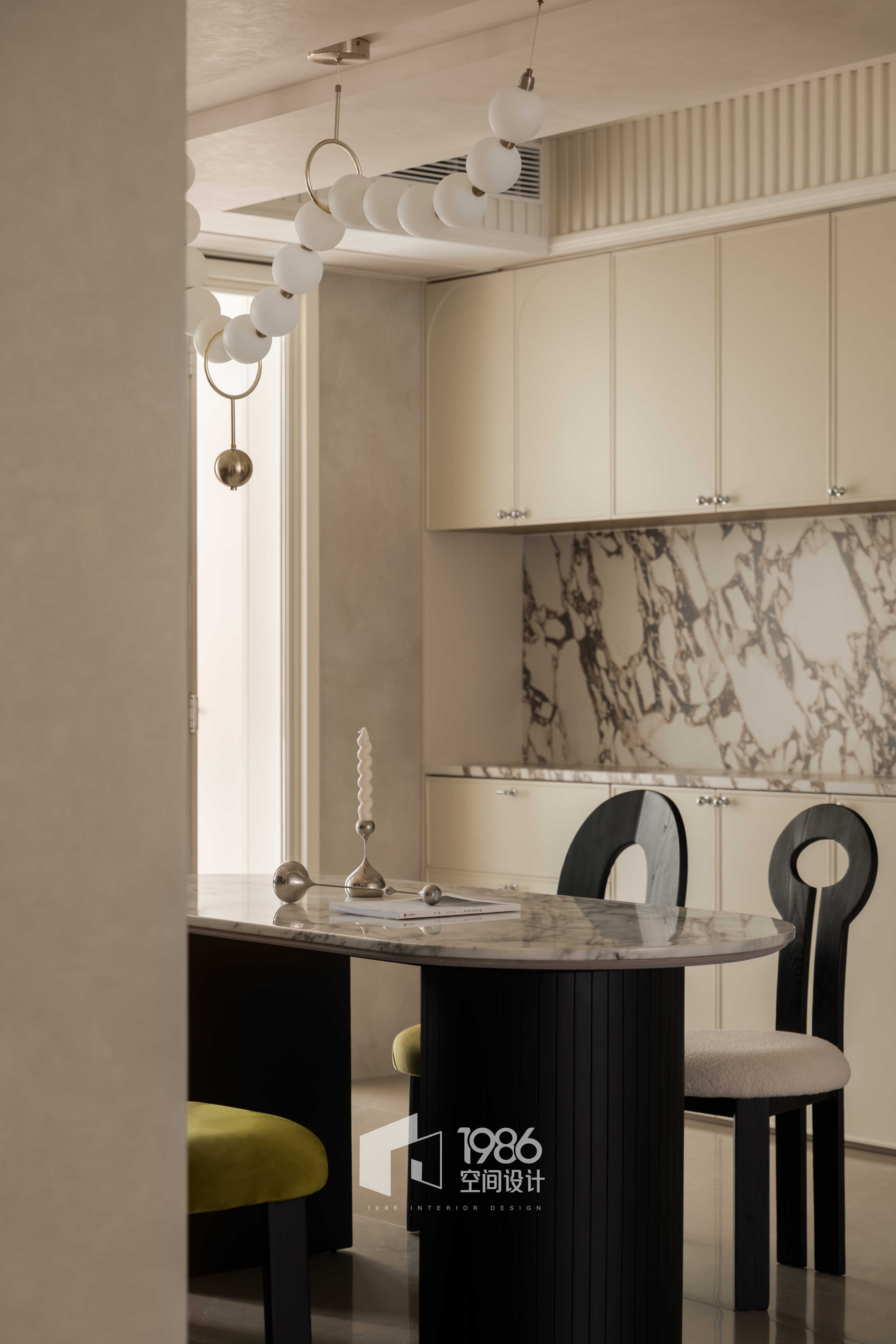 180㎡自带电影感的轻法式之家丨中国长沙丨1986空间设计-18