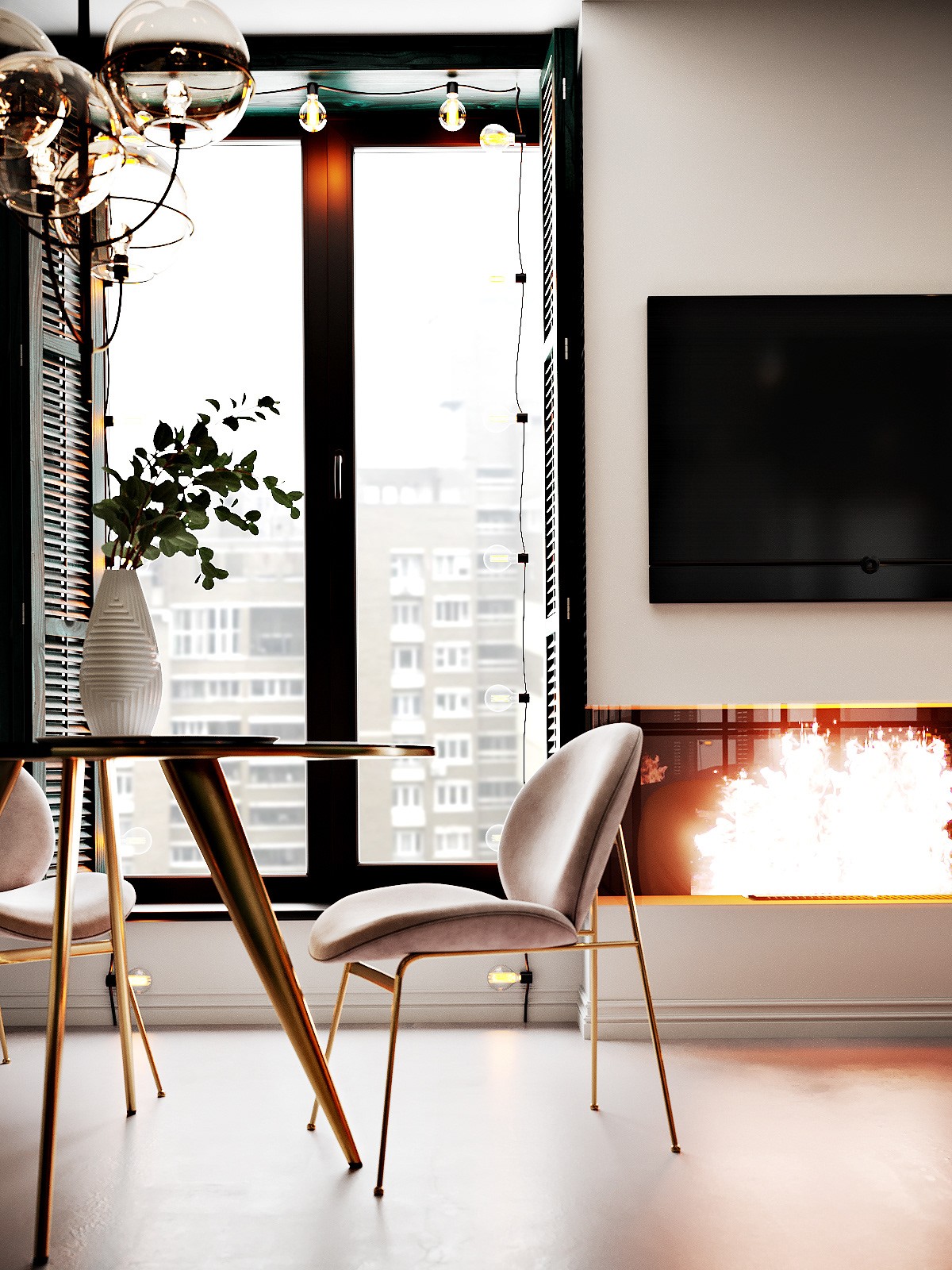 纽约时尚水磨石小资公寓-4