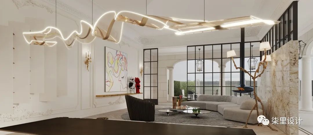 柒里设计｜法式名邸-37