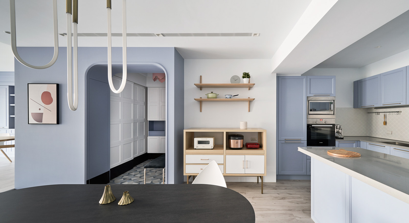 好室设计 蓝白配色，打造清爽舒适的住宅-2