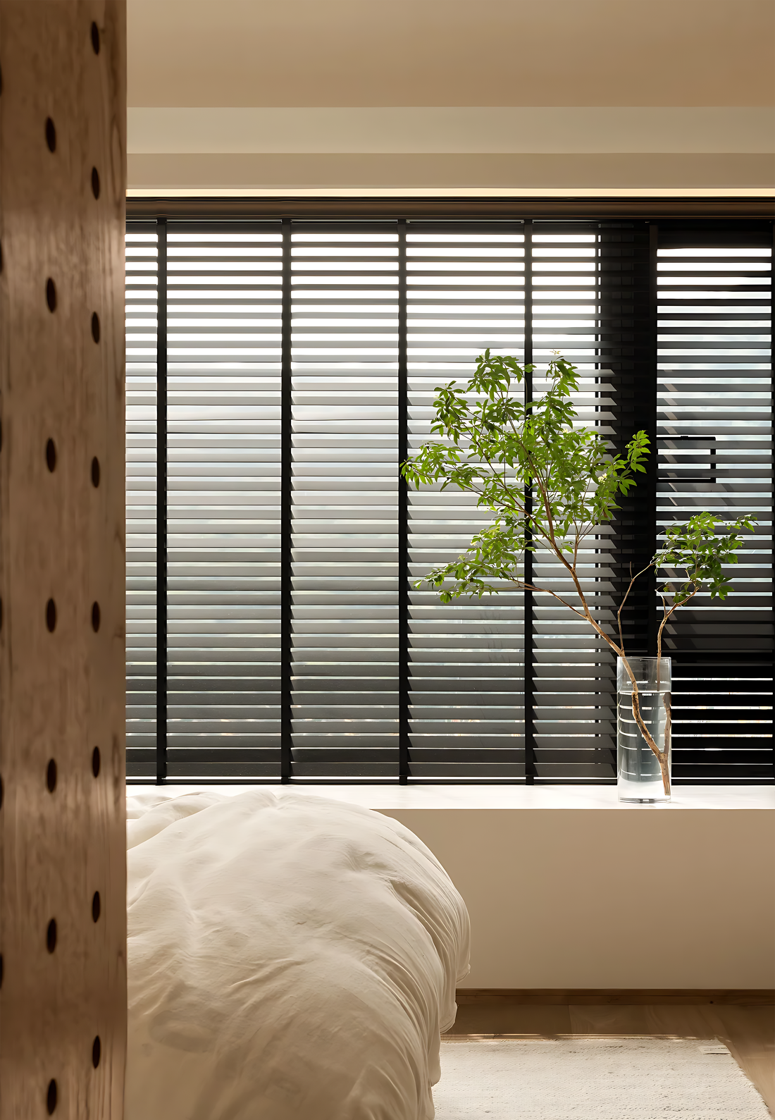 奶油原木风温馨小户型之家设计-28