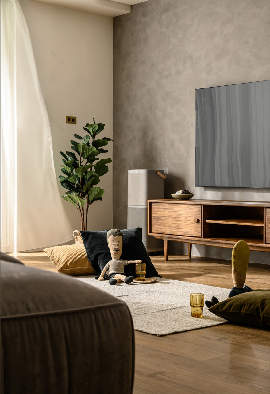 89㎡现代简约风餐厅改休闲区设计-18