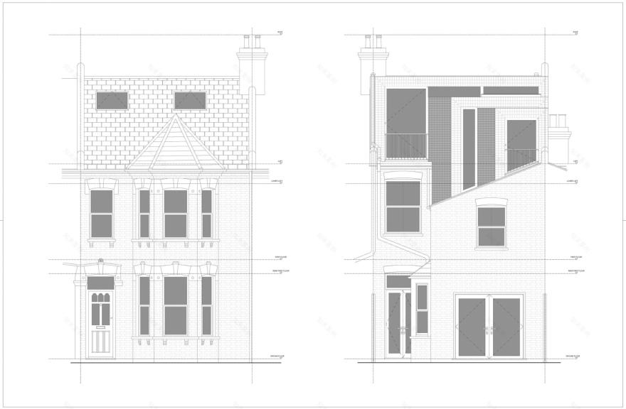 错层阁楼丨英国伦敦丨andre kong studio-21